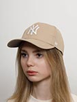 Бейсболка 47 BRAND арт. B-RAC17CTP-KH New York Yankees MLB (бежевый)